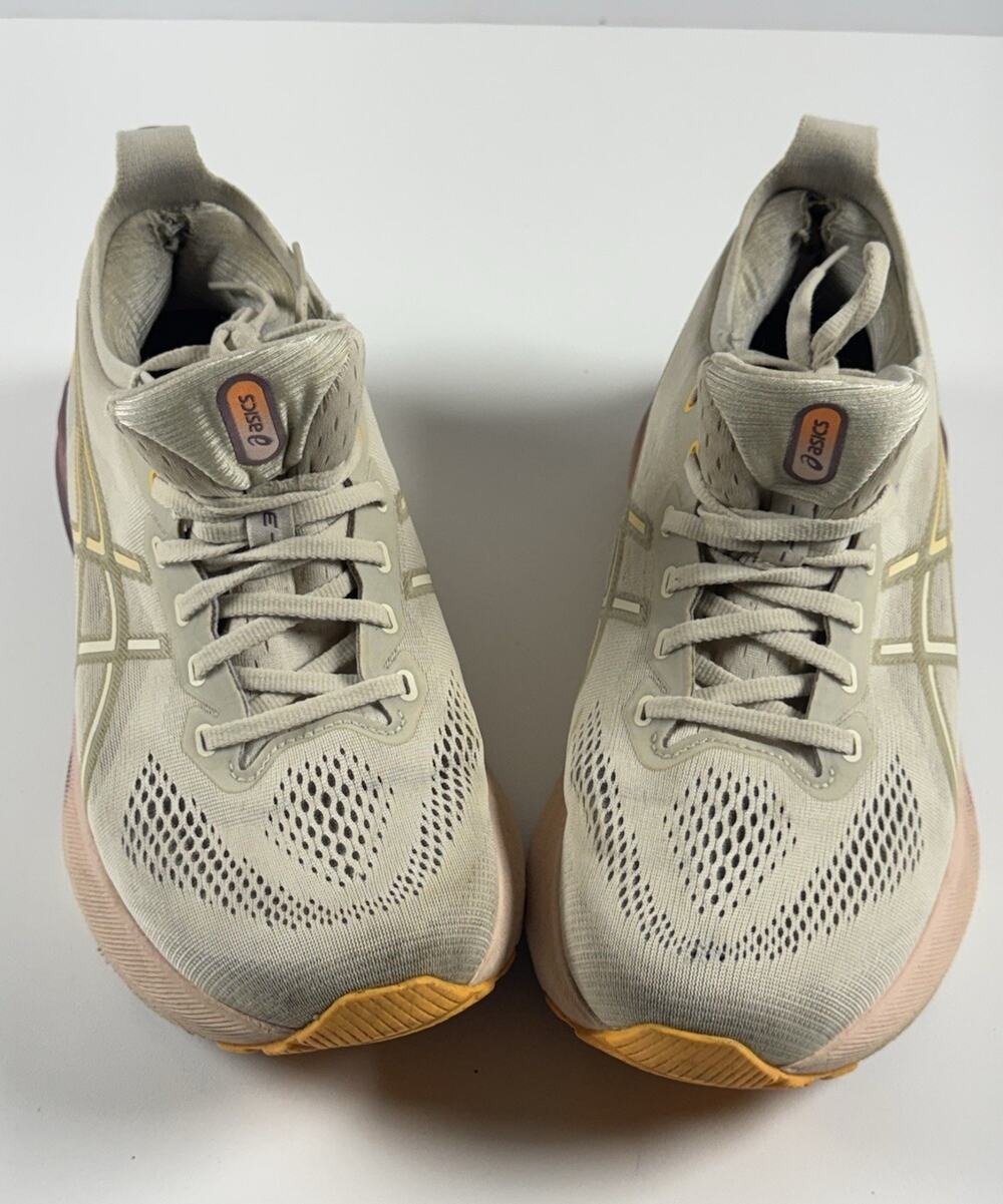 ASICS Gel-Kayano 31 Men's Lace-Up Low Top Athletic Sneakers Gray Purple Yellow